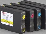 edding Druckerpatronen EDD-555 schwarz, cyan, magenta, gelb kompatibel zu HP 953XL (3HZ52AE), 4er-Set
