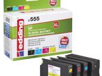 edding Druckerpatronen EDD-555 schwarz, cyan, magenta, gelb kompatibel zu HP 953XL (3HZ52AE), 4er-Set