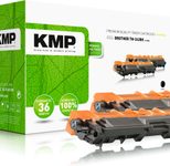 KMP Toner 1248,0021 schwarz kompatibel zu brother 2x TN-242BK, 2er-Set