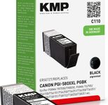 KMP Druckerpatrone C107BKXV schwarz kompatibel zu Canon PGI-580XXL PGBK