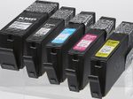 KMP Druckerpatronen C116V 2x schwarz, 1x cyan, 1x magenta, 1x gelb kompatibel zu Canon PGI-580XXL PGBK, CLI 581XXL BK/C/M/Y, 5er-Set