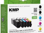 KMP Druckerpatronen C116V 2x schwarz, 1x cyan, 1x magenta, 1x gelb kompatibel zu Canon PGI-580XXL PGBK, CLI 581XXL BK/C/M/Y, 5er-Set