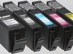 KMP Druckerpatronen C116V 2x schwarz, 1x cyan, 1x magenta, 1x gelb kompatibel zu Canon PGI-580XXL PGBK, CLI 581XXL BK/C/M/Y, 5er-Set