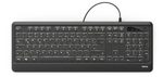 Hama Tastatur kabelgebunden KC-550 schwarz