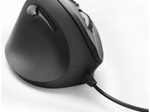 Hama EMC-500L Maus ergonomisch kabelgebunden schwarz