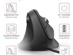 Hama EMC-500L Maus ergonomisch kabelgebunden schwarz
