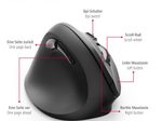 Hama EMW-500L Maus ergonomisch kabellos schwarz