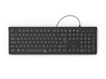 Hama Tastatur kabelgebunden KC-200 schwarz