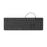 Hama Tastatur kabelgebunden KC-200 schwarz