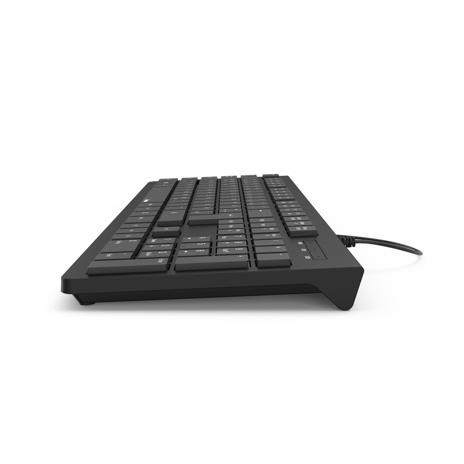 Hama Tastatur kabelgebunden KC-200 schwarz