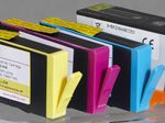 edding Druckerpatronen EDD-560 schwarz, cyan, magenta, gelb kompatibel zu HP 903XL (3HZ51AE), 4er-Set
