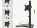 Fellowes Monitor-Halterung Professional Series Single schwarz