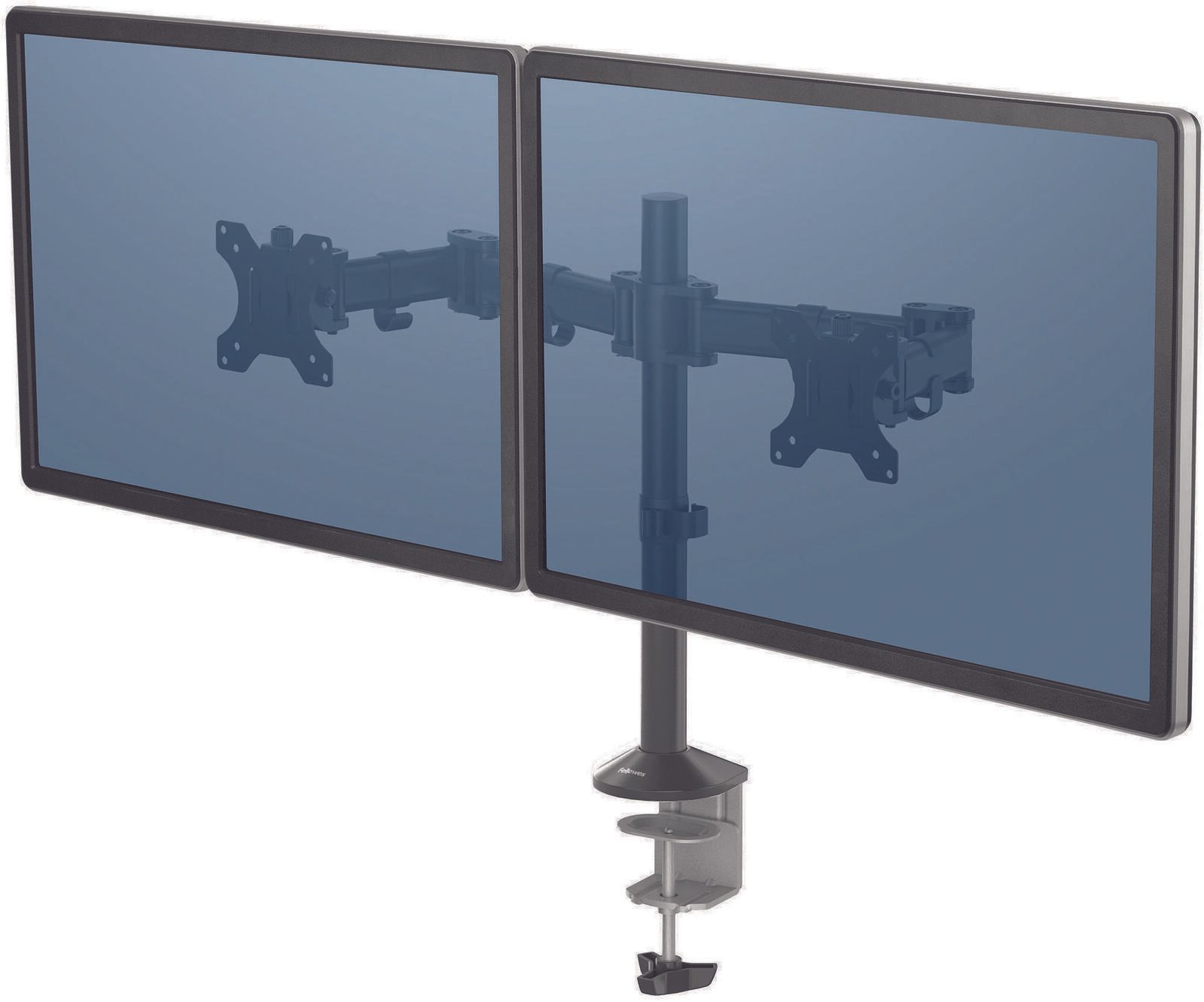 Fellowes Monitor-Halterung Reflex Dual schwarz