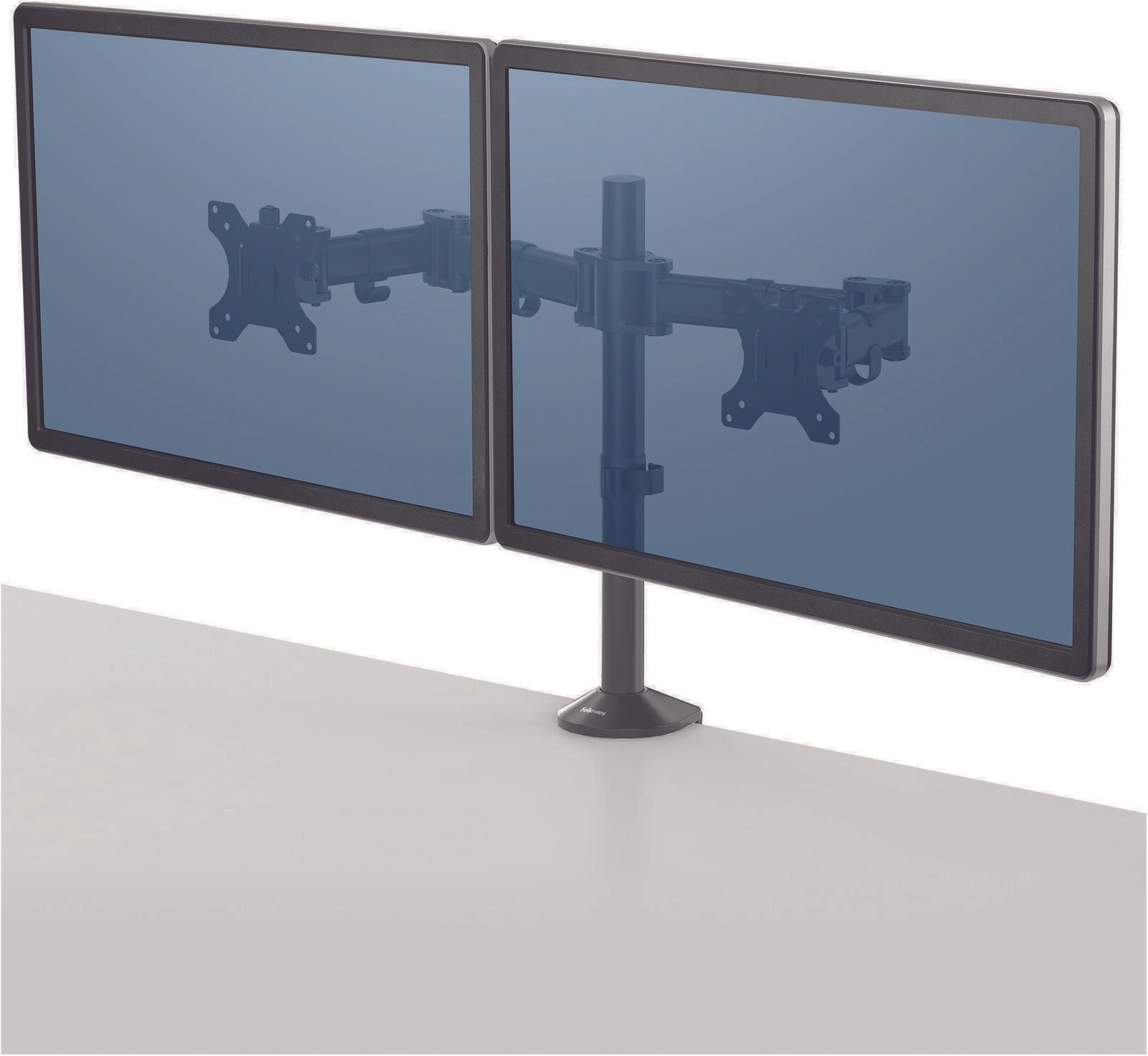 Fellowes Monitor-Halterung Reflex Dual schwarz