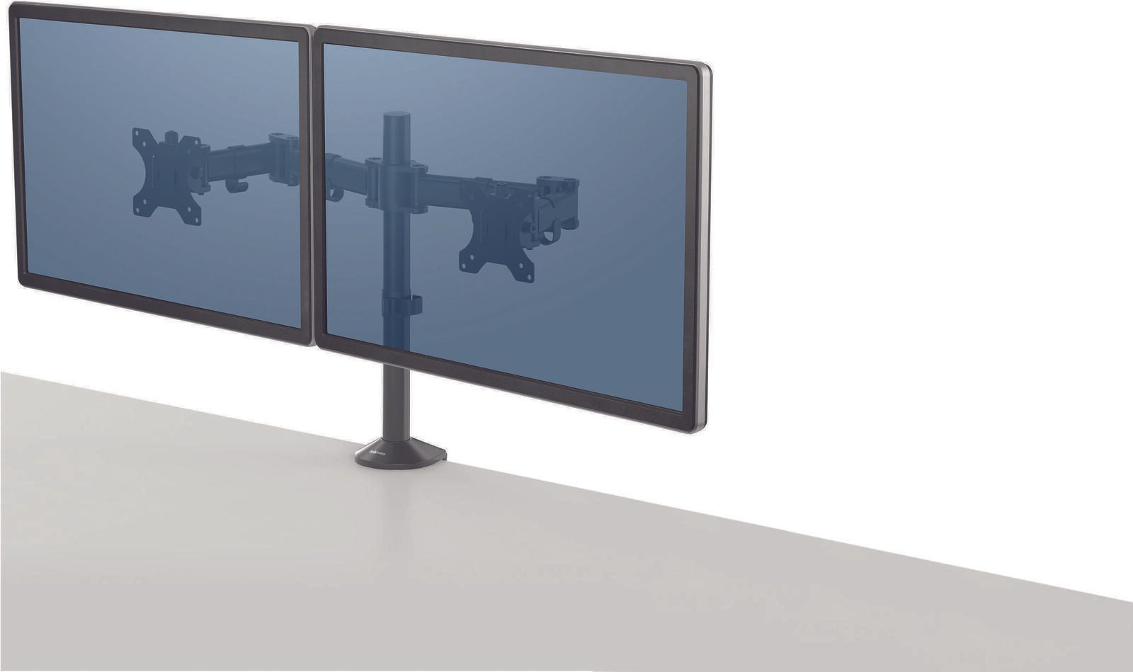 Fellowes Monitor-Halterung Reflex Dual schwarz