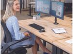 Fellowes Monitor-Halterung Reflex Dual schwarz