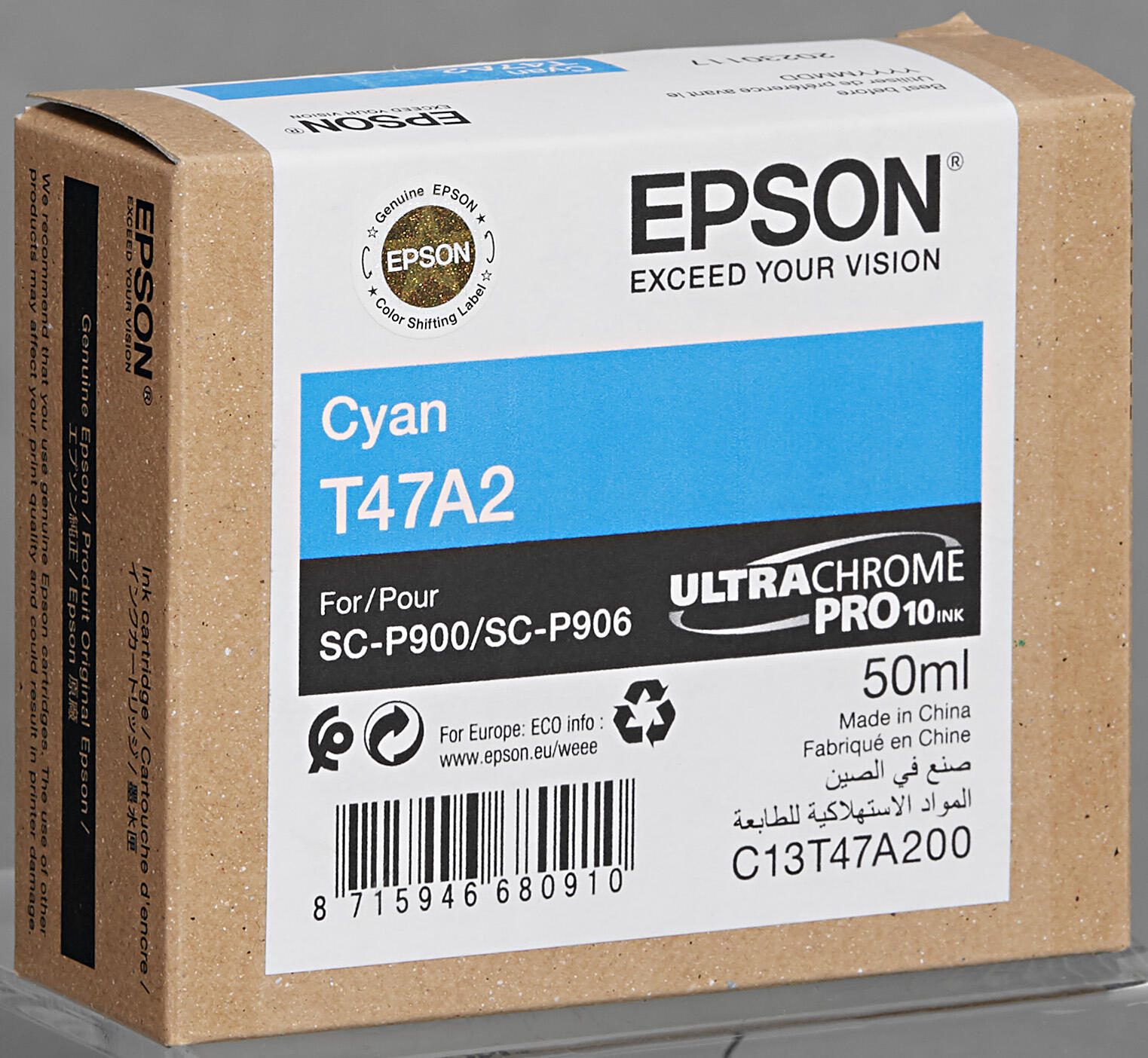 Epson Original Druckerpatrone T47A2 cyan