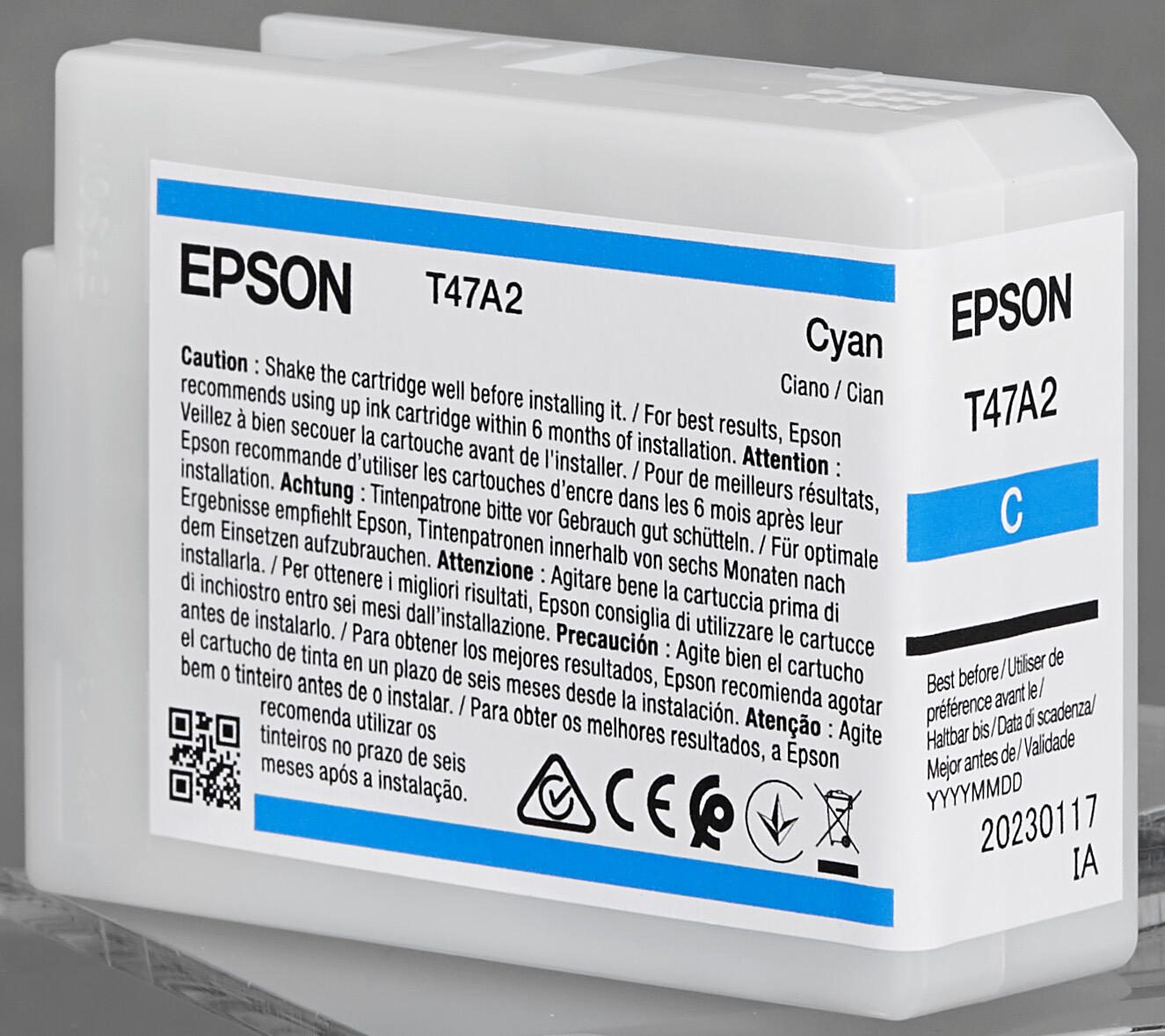 Epson Original Druckerpatrone T47A2 cyan