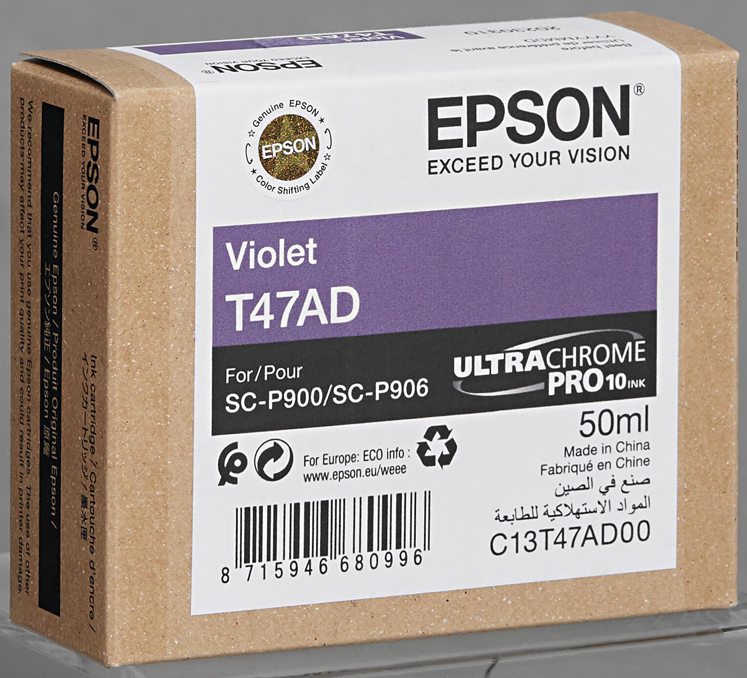 Epson Original Druckerpatrone T47AD violett