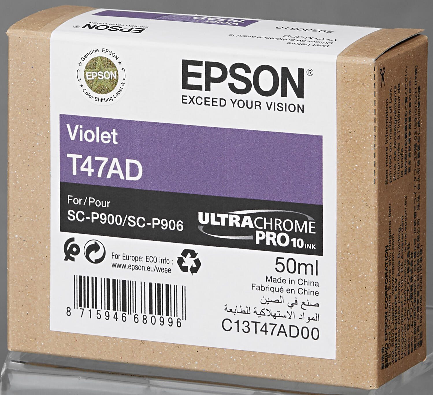 Epson Original Druckerpatrone T47AD violett
