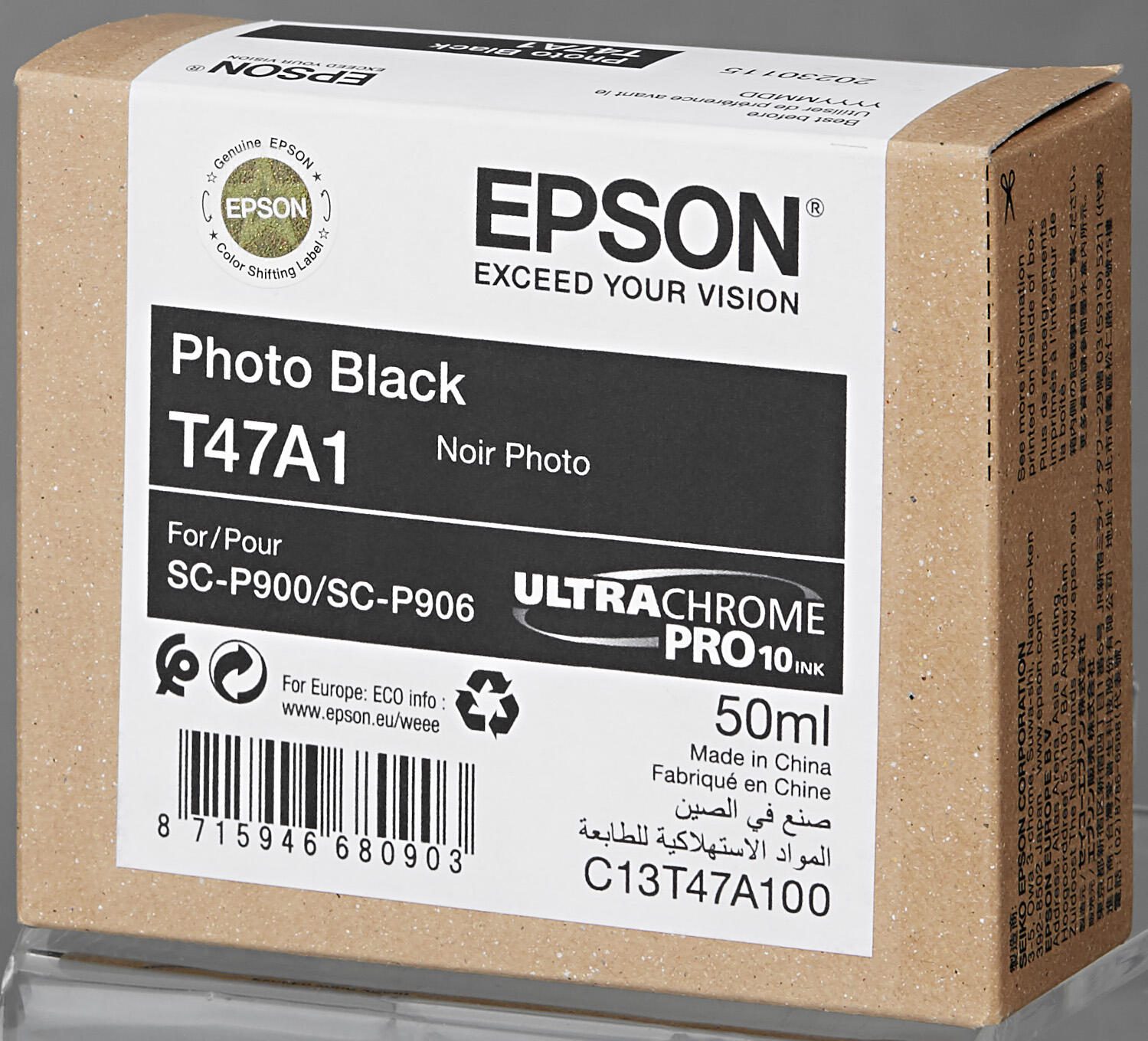 Epson Original Druckerpatrone T47A1 Foto schwarz