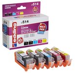 edding Druckerpatronen EDD-514 schwarz, cyan, magenta, gelb kompatibel zu Canon PGI-570XL/CLI-571XL BK/C/M/Y, 5er-Set
