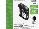 KMP Druckerpatrone B60B schwarz kompatibel zu brother LC-123BK