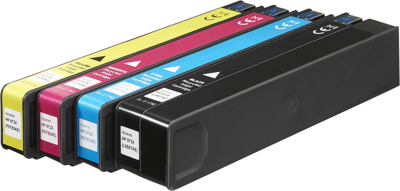 KMP Druckerpatronen H165VX schwarz, cyan, magenta, gelb kompatibel zu HP 973X (L0S07AE, F6T81AE, F6T82AE, F6T83AE), 4er-Set