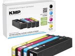 KMP Druckerpatronen H165VX schwarz, cyan, magenta, gelb kompatibel zu HP 973X (L0S07AE, F6T81AE, F6T82AE, F6T83AE), 4er-Set