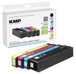 KMP Druckerpatronen H165VX schwarz, cyan, magenta, gelb kompatibel zu HP 973X (L0S07AE, F6T81AE, F6T82AE, F6T83AE), 4er-Set