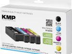 KMP Druckerpatronen H165VX schwarz, cyan, magenta, gelb kompatibel zu HP 973X (L0S07AE, F6T81AE, F6T82AE, F6T83AE), 4er-Set