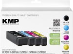 KMP Druckerpatronen H165VX schwarz, cyan, magenta, gelb kompatibel zu HP 973X (L0S07AE, F6T81AE, F6T82AE, F6T83AE), 4er-Set