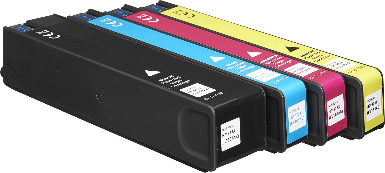 KMP Druckerpatronen H165VX schwarz, cyan, magenta, gelb kompatibel zu HP 973X (L0S07AE, F6T81AE, F6T82AE, F6T83AE), 4er-Set