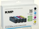 KMP Druckerpatronen H164V schwarz, cyan, magenta, gelb kompatibel zu HP 913A (L0R95AE, F6T77AE, F6T78AE, F6T79AE), 4er-Set