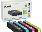 KMP Druckerpatronen H164V schwarz, cyan, magenta, gelb kompatibel zu HP 913A (L0R95AE, F6T77AE, F6T78AE, F6T79AE), 4er-Set