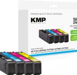 KMP Druckerpatronen H164V schwarz, cyan, magenta, gelb kompatibel zu HP 913A (L0R95AE, F6T77AE, F6T78AE, F6T79AE), 4er-Set