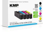 KMP Druckerpatronen H164V schwarz, cyan, magenta, gelb kompatibel zu HP 913A (L0R95AE, F6T77AE, F6T78AE, F6T79AE), 4er-Set