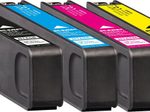 KMP Druckerpatronen H164V schwarz, cyan, magenta, gelb kompatibel zu HP 913A (L0R95AE, F6T77AE, F6T78AE, F6T79AE), 4er-Set