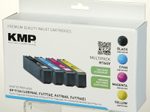 KMP Druckerpatronen H164V schwarz, cyan, magenta, gelb kompatibel zu HP 913A (L0R95AE, F6T77AE, F6T78AE, F6T79AE), 4er-Set