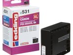edding Druckerpatrone EDD-531 schwarz kompatibel zu Canon PGI-2500 XL BK