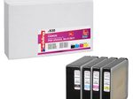 edding Druckerpatronen EDD-535 schwarz, cyan, magenta, gelb kompatibel zu Canon PGI-2500 XL BK/C/M/Y, 4er-Set
