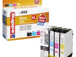 edding Druckerpatronen EDD-492 schwarz, cyan, magenta, gelb kompatibel zu EPSON 27XL / T2711XL/12XL/13XL/14XL, 4er-Set