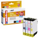 edding Druckerpatrone EDD-487 schwarz, cyan, magenta, gelb kompatibel zu EPSON 29XL / T2996XL, 4er-Set