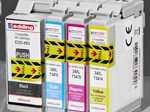 edding Druckerpatronen EDD-597 schwarz, cyan, magenta, gelb kompatibel zu EPSON 34XL / T3476XL, 4er-Set