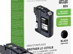 KMP Druckerpatrone B55 schwarz kompatibel zu brother LC-227XL BK