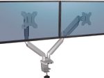 Fellowes Monitor-Halterung Platinum Dual silber