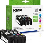 KMP Druckerpatronen E226XV schwarz, cyan, magenta, gelb kompatibel zu EPSON 35XL / T3596XL, 4er-Set
