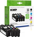 KMP Druckerpatronen E226XV schwarz, cyan, magenta, gelb kompatibel zu EPSON 35XL / T3596XL, 4er-Set