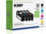 KMP Druckerpatronen E226XV schwarz, cyan, magenta, gelb kompatibel zu EPSON 35XL / T3596XL, 4er-Set