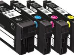 KMP Druckerpatronen E226XV schwarz, cyan, magenta, gelb kompatibel zu EPSON 35XL / T3596XL, 4er-Set